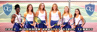 2023 girls varsity tennis poster